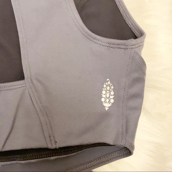 NWT Free People Aerial top sz M gray - Picture 3 of 5